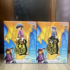 新品・未開封　ズートピア2　フィギュア　2点セット