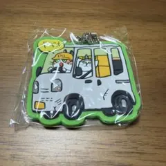 仕事猫 ラバーキーホルダー 軽トラ