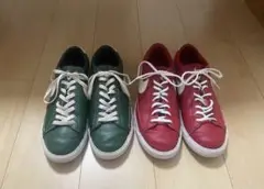 ナイキスニーカー　ブレザー　グリーン　レッド