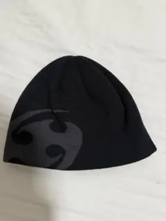 SANSANGEAR ロゴ ビーニー 24AW ブラック サンサンギア 黒