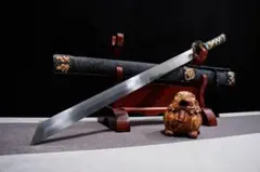 牙虎-勅滅唐剣 模造刀 居合刀 武士道 武具 漢剣 唐刀 龍泉剣 手鍛造