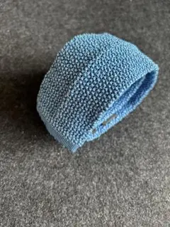 【Maker’s Shirt 鎌倉】スリムニットネクタイ 青