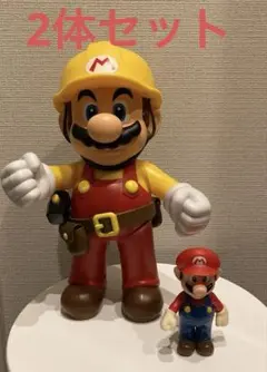 ビックアクションフィギュア　ビルダーマリオ スーパーマリオセット