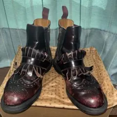 Dr.Martens ドクターマーチン フリンジ ウィングチップ サイドゴア