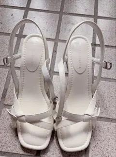 オリエンタルトラフィック リボンストラップヒールサンダル