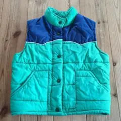 古着　ビンテージ 青・緑 130