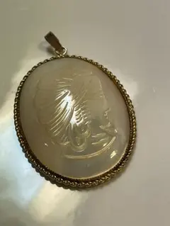 ヴィンテージ ペンダントトップ　カメオ