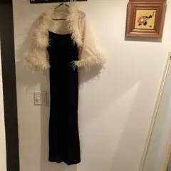 さらに、さらに大幅にお値下げしました。ブラックロングドレス