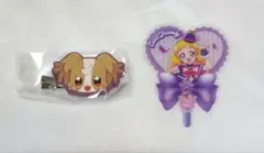 うちわ型クリアカード　フレンディ　ヘアクリップ　こむぎ