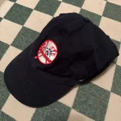 New York Yankees 刺繍キャップ ネイビー