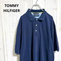 90s　ヴィンテージ　TOMMY HILFIGER 　ポロシャツ　大きめサイズ