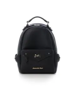 Samantha Thavasa サイドリボンポケットリュック 小 ブラック