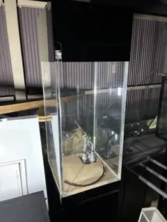 特注アクリル40×40×80水槽 台、上部カバー付き 発送不可！のサムネイル