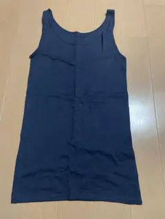 ユニクロ　タンクトップ　レディース　Lサイズ　ネイビー　UNIQLO 綿100%