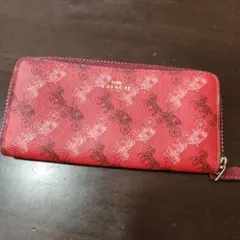 COACH長財布　馬車