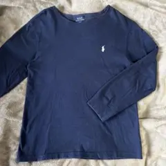 POLO RALPH LAUREN M(10-12) ネイビー 長袖 キッズ 紺
