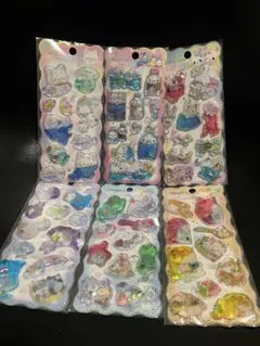 【高評価】動物ウォーターシールC 海外限定6枚セット