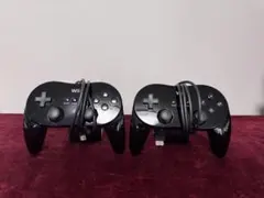 Wii コントローラー　ブラック　2個セット