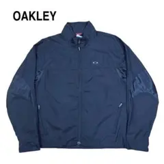00s OLD OAKLEY ジップアップ ジャケット ブルゾン ロゴ ブラックのサムネイル