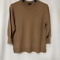 INDIVI 36 7号 サマーニットとプリーツスカートのセットアップ