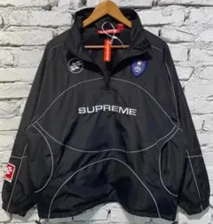 SUPREME ブラック アノラックジャケット