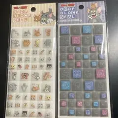トムとジェリー　ドロップブロックシール　正規品