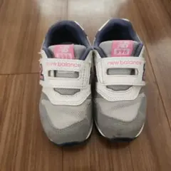 New Balance 996 スニーカー グレー/ピンク ベルクロ