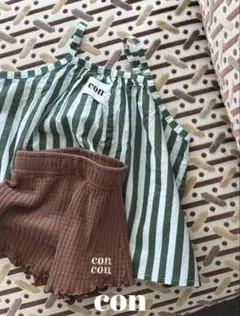 CON 韓国　子供服　サイズ1 ブラウン　digreen bonito onuのサムネイル