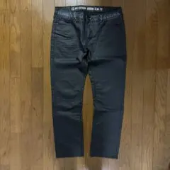 GUESS ブラック コーティングパンツ SLIM FIT 00s opiumのサムネイル