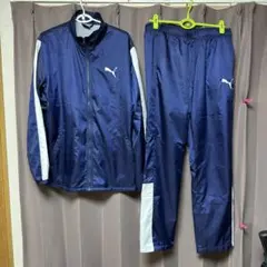 PUMA ウィンドブレーカー XL ネイビー上下セット