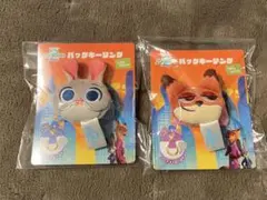 ズートピア2 バッグキーリング　ジュディ＆ニック