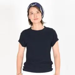 45R✨45rpm インディゴ R刺繍の45星Tシャツ 丈夫で長持ち 日本製のサムネイル