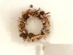 ナチュラルドライフラワーリース
