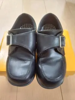 ムーンスター　 ブラック フォーマルシューズ 18.0　Carrot C2091