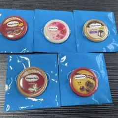 非売品　ハーゲンダッツ♡オリジナル缶バッチ　5個セット まとめ売り