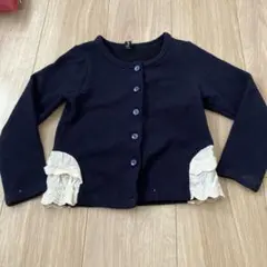 紺色 カーディガ110