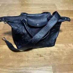Longchampロンシャン　ルプリアージュ　キュイール　ショルダー付き2way
