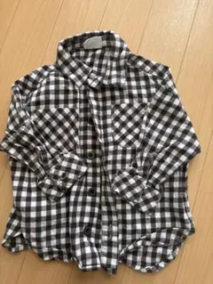 BREEZE チェック柄 長袖シャツ 80cm
