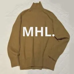 美品✨MHL. 100%ウール　ハイネックセーター スコットランド製
