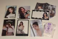 TWICE MISAMO サナ トレカ ステッカー アクリルお守り（8点セット）