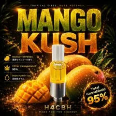 【至福】琥珀の南果 MangoKush H4CBH 1mlリキッド17のサムネイル