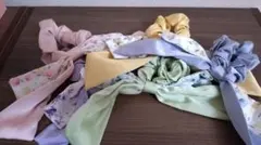 リボンシュシュセット 5色