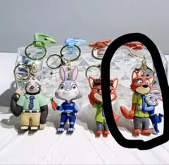 61 ズートピア ニック　ジュディ キーホルダー　ディズニー