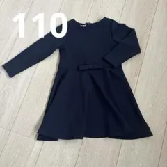 卒園式 入学式　ワンピース　110 フォーマル　長袖　女の子　冠婚葬祭