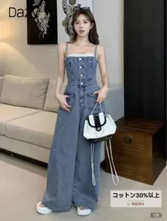 【新品・未使用‼️】SHEIN DAZY デニムオーバーオール Sサイズのサムネイル