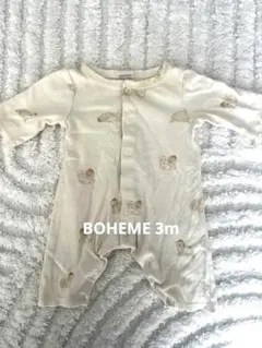 studio bohemeくまさん柄ロンパース 3Mのサムネイル