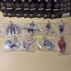 一番くじ 進撃の巨人 F賞 つながるアクリルチャーム 全8種 コンプリート