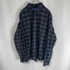 N-2106 APT.9 アメリカ古着 チェック柄 長袖シャツ 2XL メンズ