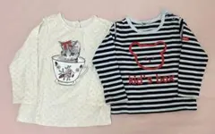 女の子まとめ売り　ロンT  90㎝