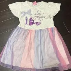 ラプンツェル 半袖ワンピース 110